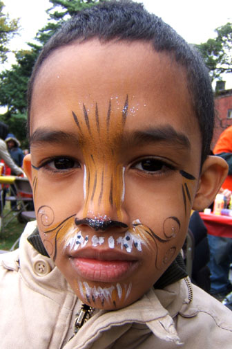 tiger face painting ideas. Contact us to come paint at